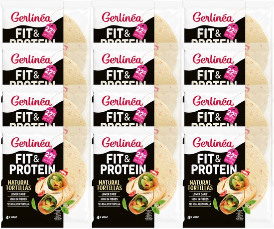 Gerlinéa Low Carb - Wrap - Natuur - 12 x 160 gr