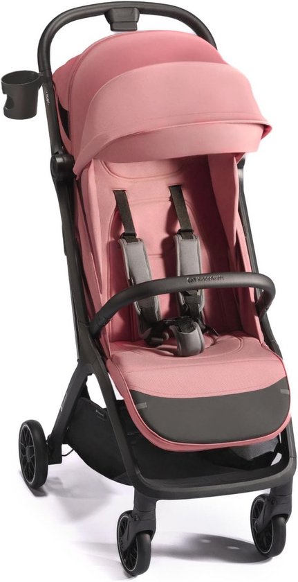 Lichtgewicht Kinderwagen voor Baby's - NUBI 2 in Pink Quartz