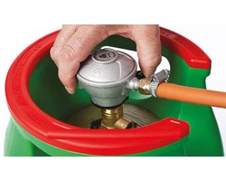 Cavagna Group Gasdrukregelaar Clip-on Antargaz Type 637 – 37 mbar – Ø27mm Clip-on Aansluiting – Voor Propaan – Met Afsluitkraan - Calypso Cube en Cocoon