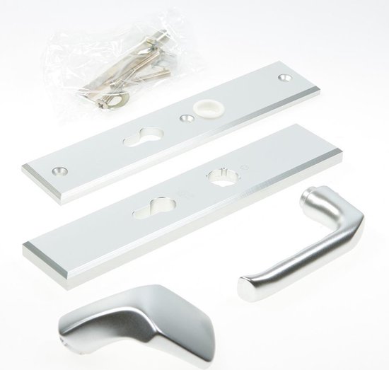 Foto: Hoppe kruk knop schild aluminium 61g 2235 2234 113 pc 55 f1