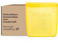 foto van Medela Herbruikbare Moedermelk Bewaarzakjes - tot 500 keer - 5 stuks - 100% lekvrij