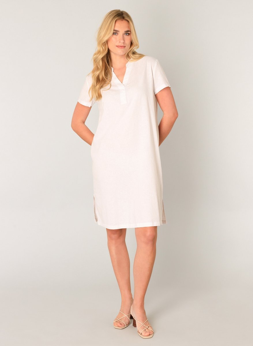 BASE LEVEL Yacin Dresses - Natural White - maat 48