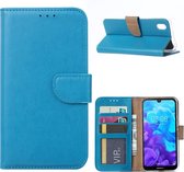 Ntech Huawei Y5 (2019) Portemonnee Hoesje / Book Case - Turquoise