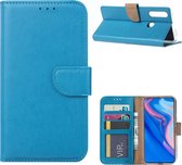 Ntech Hoesje Geschikt voor Huawei P Smart Z Portemonnee Hoesje / Book Case - Turquoise