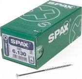 Spax Spaanplaatschroef Verzinkt PK 6.0 x 130 - 100 stuks