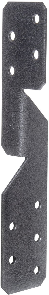 Alberts 823108 DURAVIS® keper-gordinganker, zwartdiamant duplex gecoat, afmetingen 33 x 33 x 170 mm, 50er Set