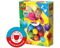 SES Creative - My First - Krijt kralen - Gemakkelijke Grip - Kleurt Niet op de Huid – Speelgoed 1 tot 4 jaar