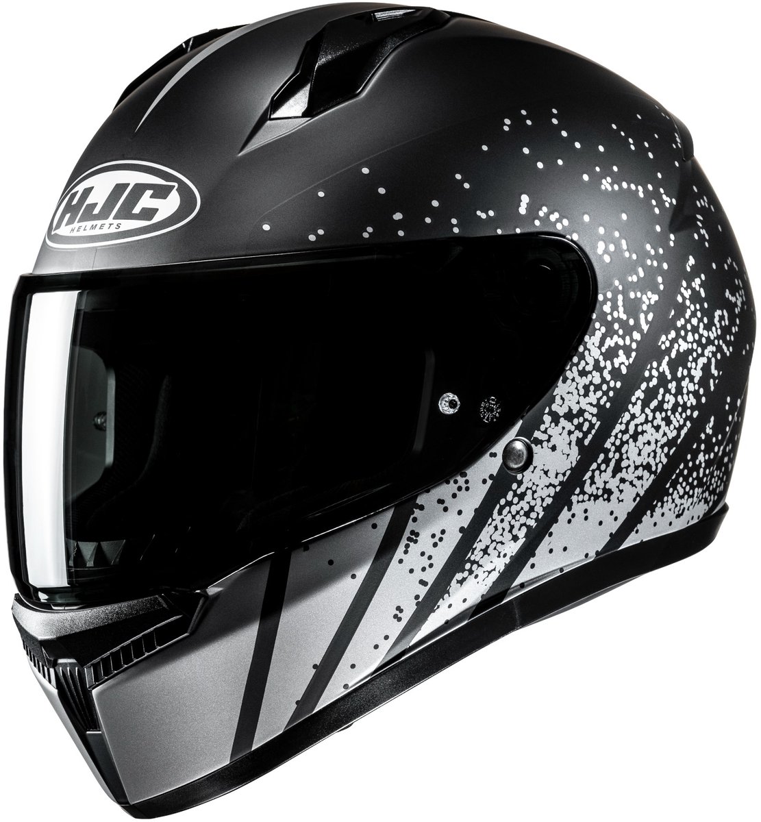 HJC C10 Haven Zwart Zilver Integraalhelm - Maat M - Helm