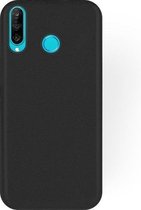 Ntech Huawei P30 Lite / P30 Lite New Edition Zwart Glitter TPU Back Cover Hoesje