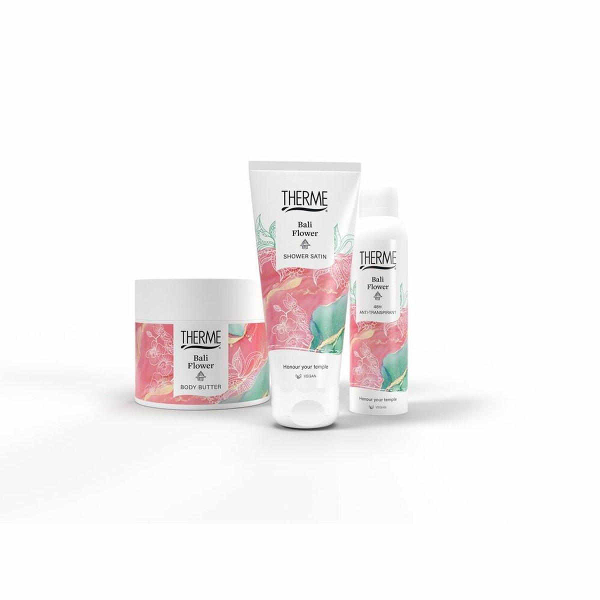 Goedkoopste 3x Therme Body Butter Bali Flower 225 gr
