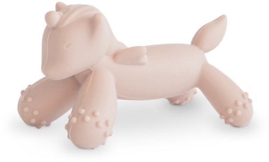 Mushie - Siliconen - Bijtring - Unicorn - Eenhoorn - Roze
