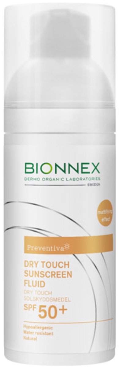 Goedkoopste 3x Bionnex Preventia Dry Touch Zonnebrand Fluide SPF 50 50 ml