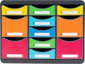 Exacompta Moule de classement Storebox Multi 11 tiroirs Iderama - Arlequin - 313798D