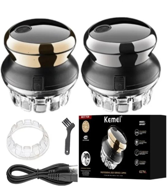 Xcruiser Automatische Tondeuse Kemei Graden Kapper Kop Elektrische Trimmer Usb All Round Hair Clipper