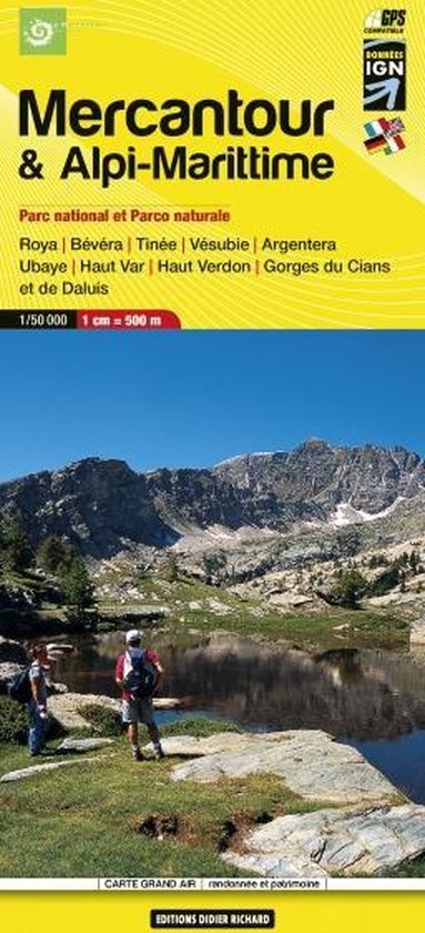 Libris Wanderkarte 07 Mercantour 1 : 50 000 - cover