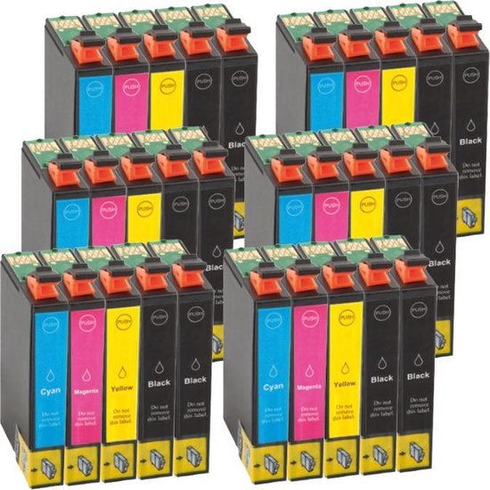 PlatinumSerie® 30 cartouches XL (noir cyan magenta jaune) alternative pour Epson T1811 T1812 T1813 T1814 T1815