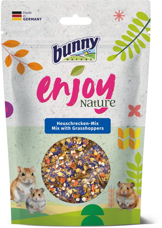 Bunny Nature Enjoy Nature Mix Grasshoppers - 7 x 50 gr - Voordeelverpakking