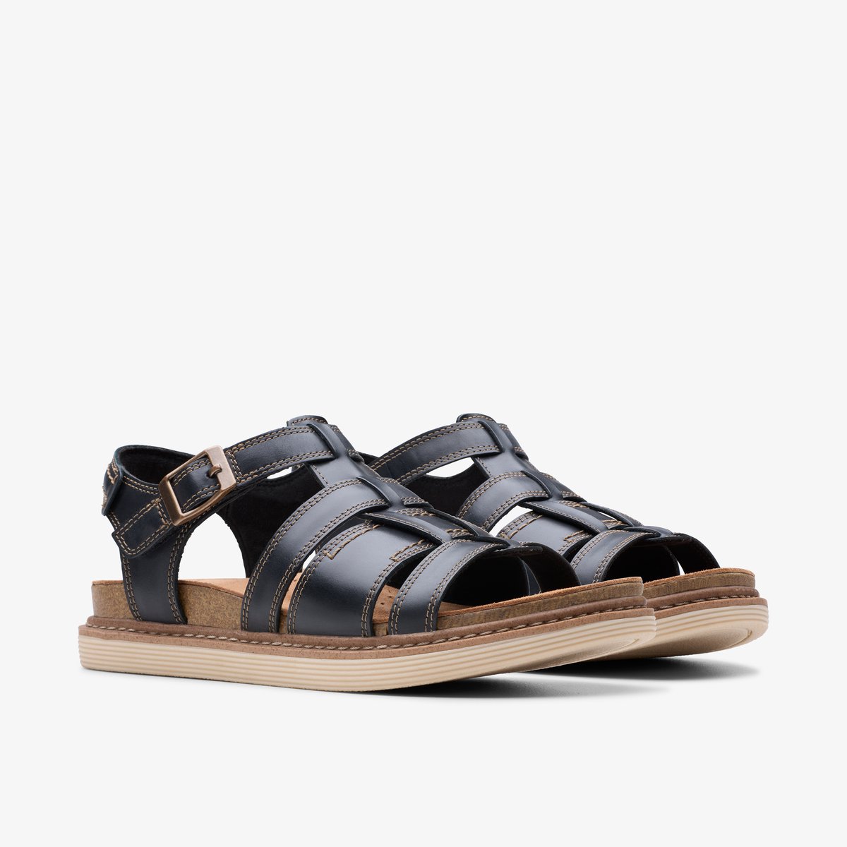 Clarks Arwell Sun 26181412 Zwart maat 39.5