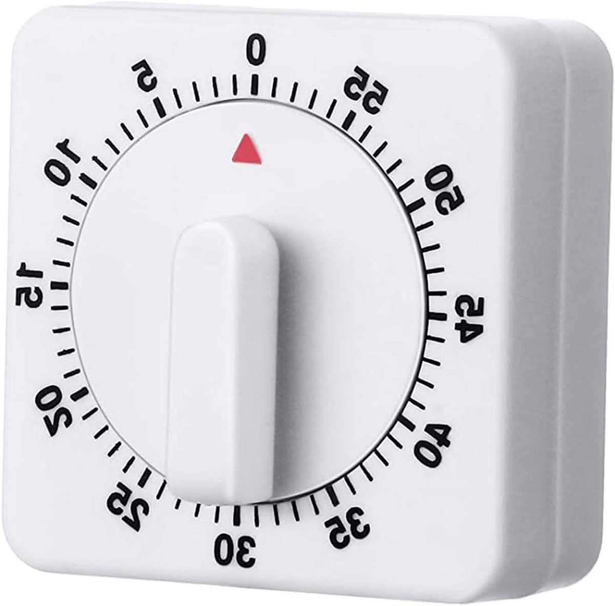 Mechanische 60 minuten Keukenwekker en Eierwekker - Korte Timer, Draagbaar en Batterijloos
