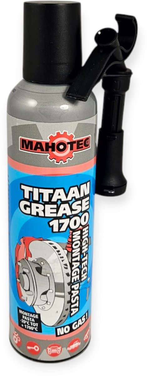Mahotec Titaangrease 1700 – Hittebestendig Montagevet tot 1700°C – Anti-Seize & Bescherming