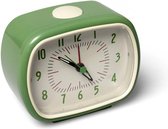 Rex London Groen Vintage Retro Wekker - Classic Alarm Clock