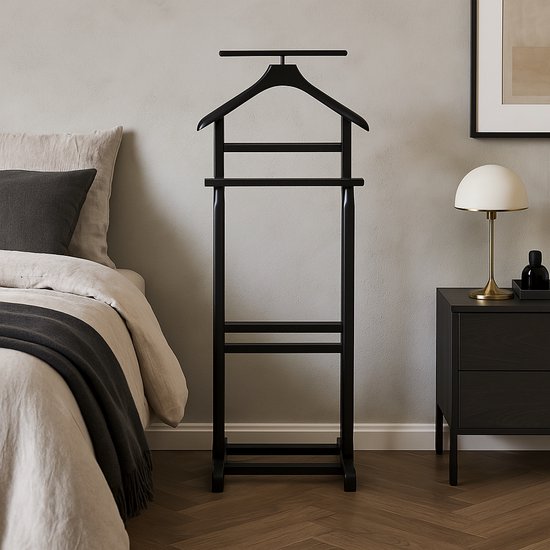 Relaxdays dressboy bamboo foldable for bathroom or bedroom, men and women, HBD 110 x 47 x 38 cm, natural Relaxdays dressboy bamboo foldable for bathroom or bedroom, men and women, HBD 110 x 47 x 38 cm, natural