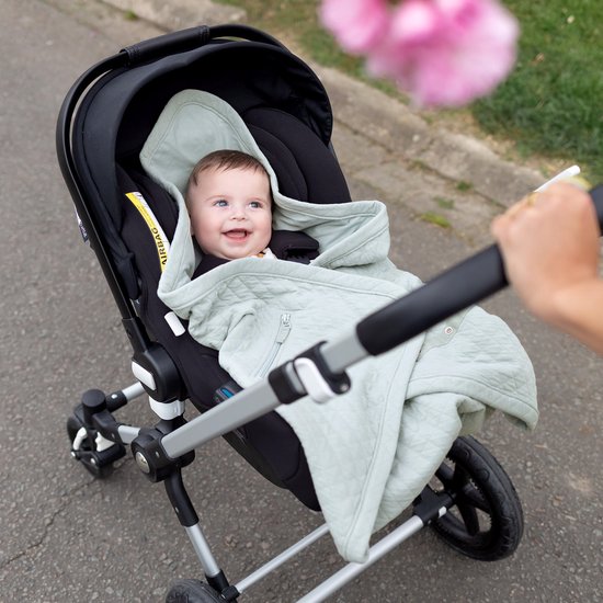 BEMINI Voetenzak - Biside 0-12m - Licht gewatteerd - Lunar van Bemini — afbeelding 5