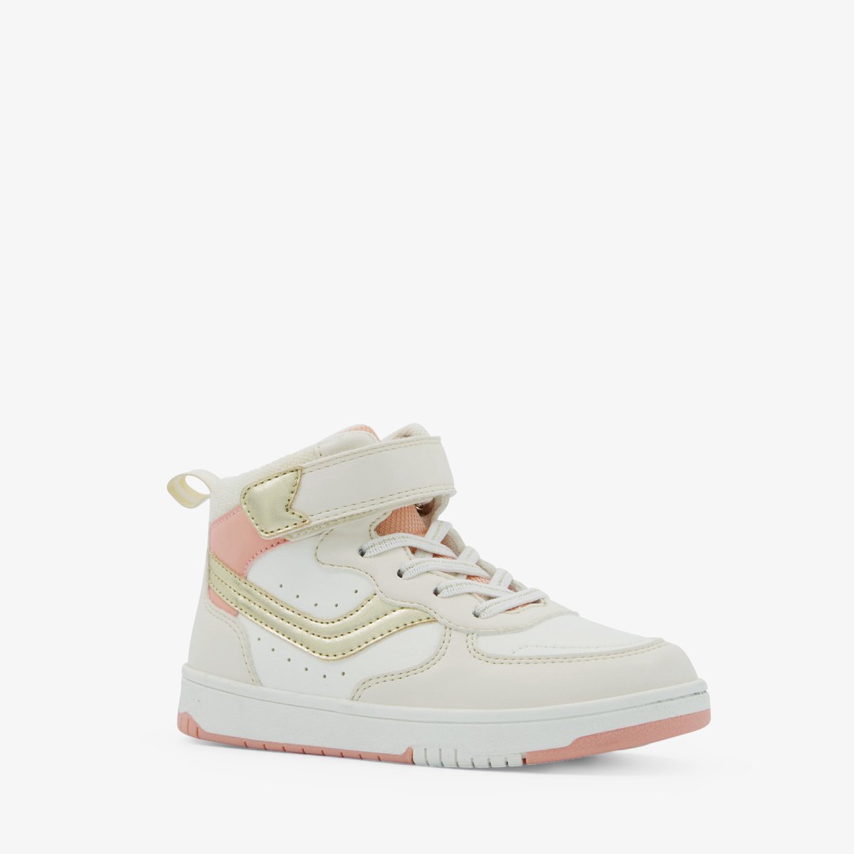 Blue Box hoge meisjes sneakers beige metallic - Maat 29