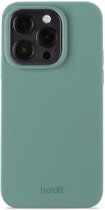 Holdit Silicone Case voor de Apple iPhone 14 Pro - Moss Green