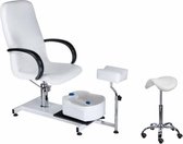 Pedicurestoel    behandelstoel Wit - Voor profesioneel gebruik