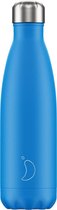 Chilly's 500 ml fles Neon Blauw 500 ml