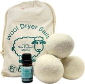 Elicious® - Drogerballen met Lavendel Geurolie - 6 Stuks - Merinowol - Duurzaam & Energiebesparend - Snellere Droogtijd
