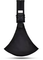 Kindelis – Baby Draagzak – Comfortabele Buik- en Rugdrager – Ademend & Veilig – voor Baby's en Peuters tot 15kg – Zwart
