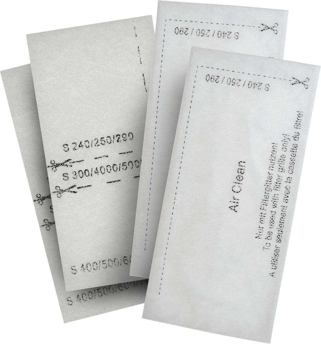 Dparts filterset geschikt voor Miele stofzuiger - 2x motorfilter en 2x uitblaasfilter - voor series Complete Compact Classic C1 C2 C3 - Air Clean filter - AirClean SF-SAC 20/30
