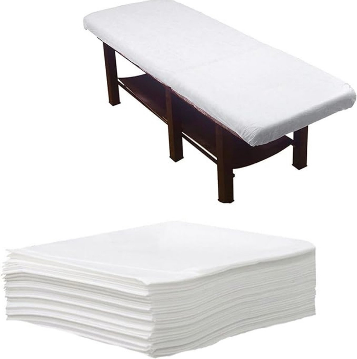 Zylo® Massagetafel Hoeslaken - Massagetafel - Massagetafel Inklapbaar - Wit - 32cm x 19cm x 4cm