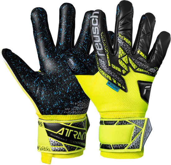 Reusch Attrakt Grip Gants de gardien de but Rouge Bleu F3334