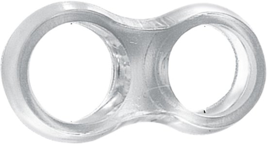 Transparante deurklink buffer, dubbele ring.