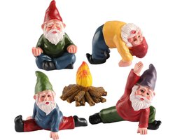 Miniatuur Tuinkabouters Ornament Buiten – Hars Elf Standbeeld – Grappige Kabouter Fee Tuinaccessoires Voor Terras – Tuin – Gazon Of Huis Tuin Decoraties – Set Van 5 – Yoga-Serie Miniatuur Tuinkabouters Ornament Buiten – Hars Elf Standbeeld – Grappige Kabouter Fee Tuinaccessoires Voor Terras – Tuin – Gazon Of Huis Tuin Decoraties – Set Van 5 – Yoga-Serie