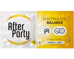 AfterParty 60-Pack - Anti Kater - Kater Killer - Elektrolyt - ORS - 2 tabletten sachet