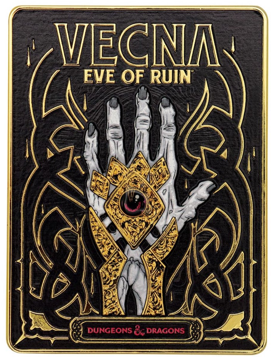 FaNaTtik Dungeons & Dragons Ingot Vecna Eve of Ruin Limited Edition Coins