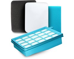 Dparts 4-in-1 filterset geschikt voor Philips - voor PowerPro Active en PowerPro Compact series - HEPA filter - stofzuiger hepafilter - stofzuigerfilter nr. 432200493803 - FC8058 - FC8058/01