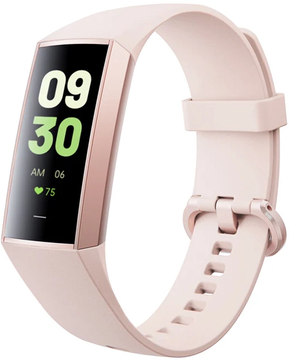 Otiume Stappenteller - Fitness Tracker - Smartwatch Horloge voor Dames en Heren - Roze
