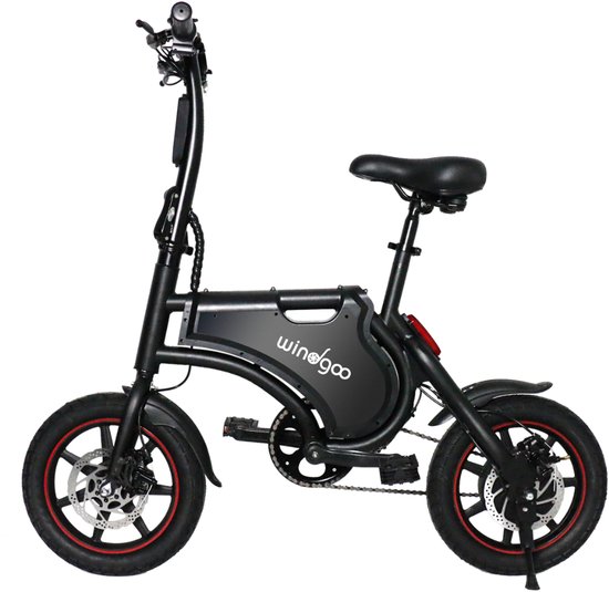 Windgoo B5 Elektrische Vouwfiets - Windgoo Smart-app - 14 Inch - 250W Motor - 24 km Actieradius - Mechanische Schijfremmen - Zwart