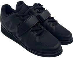 Bovista Powerlift Schoenen - Powerlifter - Weightlifting - Squat - Gewichthef - Gym Schoenen - Sneaker - Zwart - Maat 42