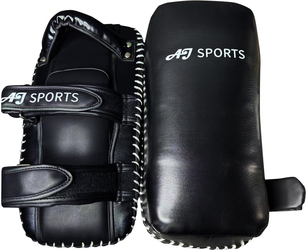 AJ-Sports Kicking pads - Stootkussens - Pads Boksen - Boks pads - Trapkussen - Boksen - Boxing - Kickboksen - Zwart - 2 Stuks