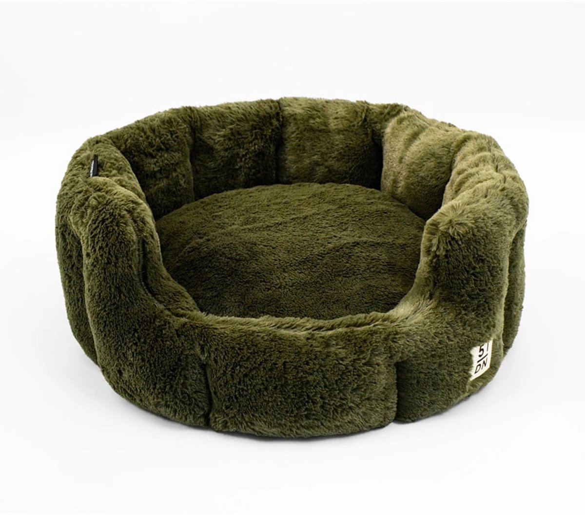 51 Degrees North - Supersoft - Round Softbed - Dark Green