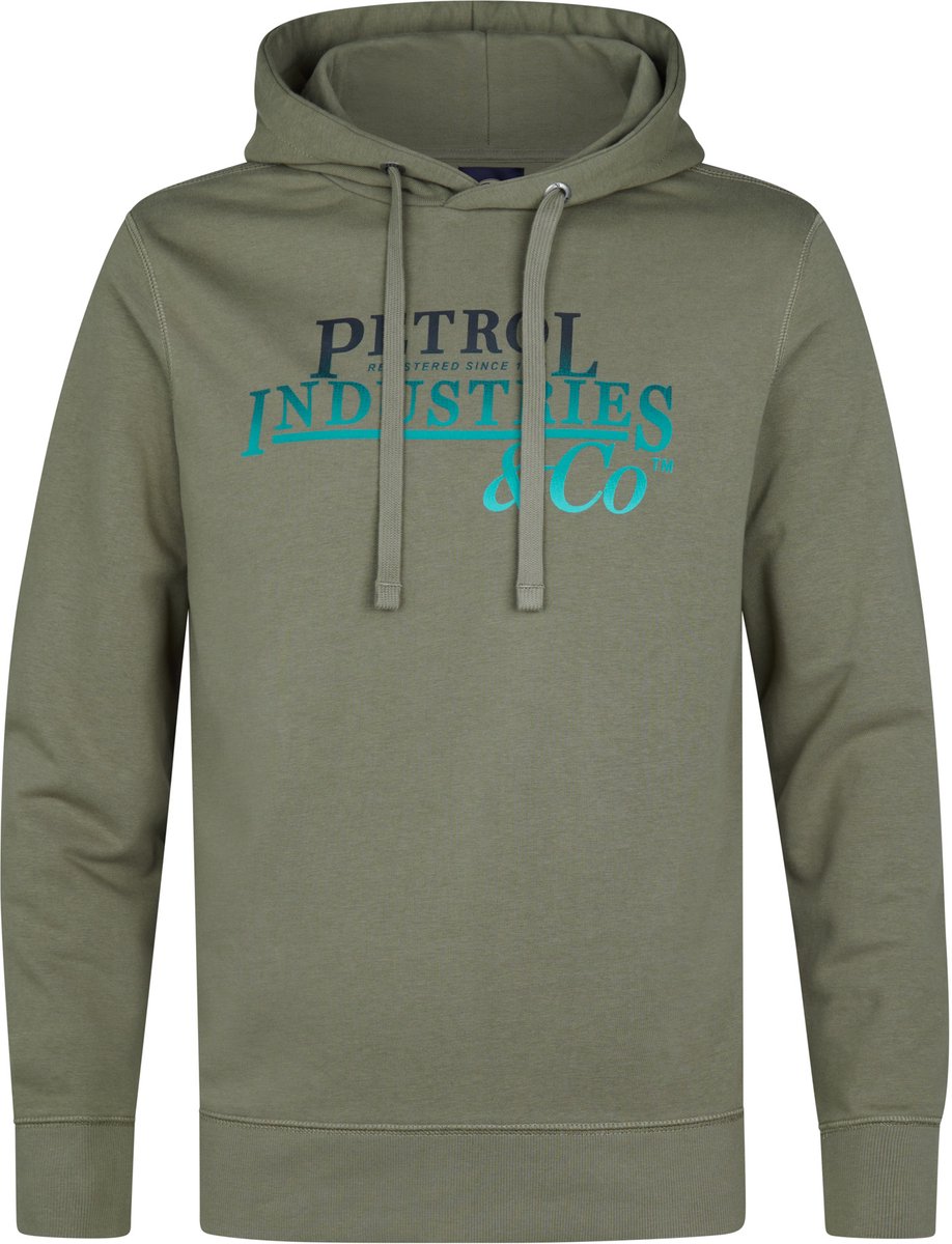 Petrol Industries - Heren Artwork Hoodie Superior - Groen - Maat L