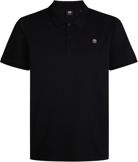 Petrol Industries - Heren Plus Size Klassieke Polo Missoula - Zwart - Maat 4XL