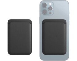 foto van Magsafe Pasjeshouder / Kaarthouder / Portemonnee Voor Telefoon - Magnetische Kaarthouder Geschikt Voor Apple iPhone Magsafe - Magnetische Wallet - Card Holder Phone - Pasjeshouder Geschikt Voor iPhone 12/13/14/15/16 - Zwart