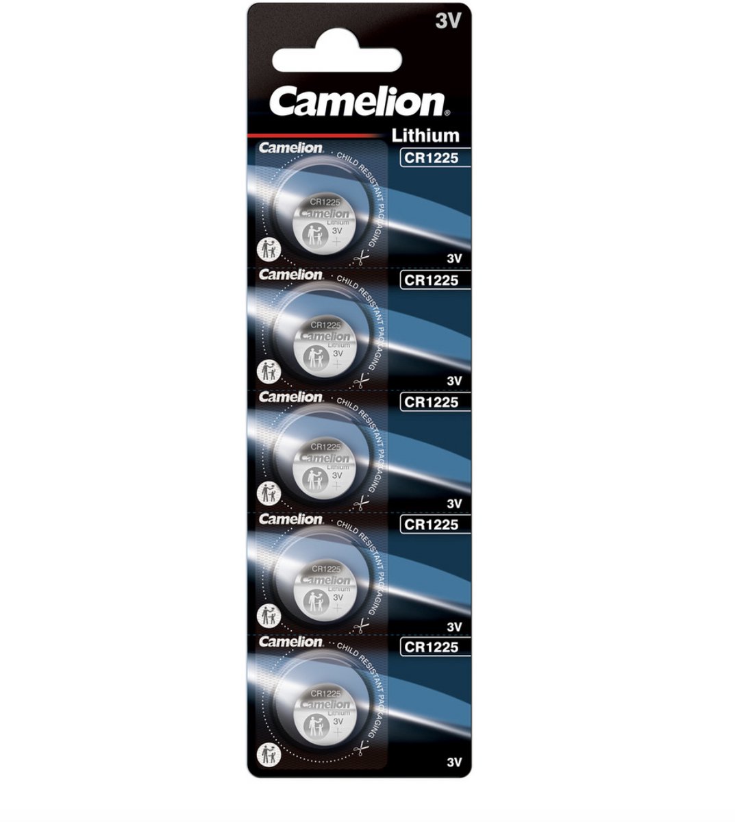 Camelion CR1225 lithium 3v 5-pack